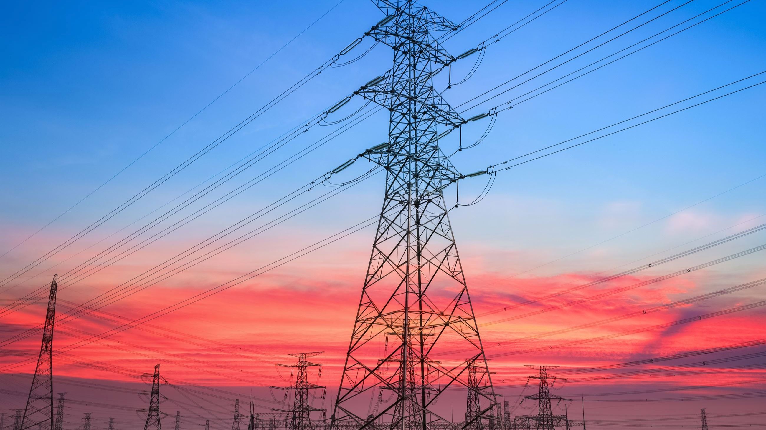 Electrical pylons pic