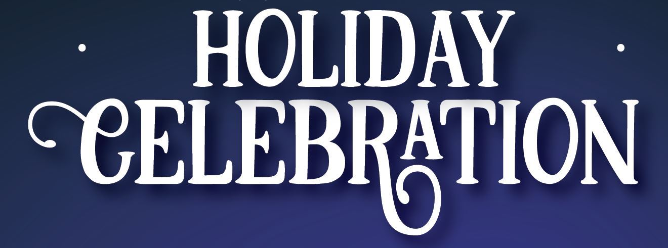HOLIDAY CELEBRATION text